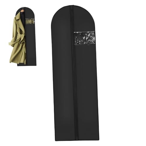 Luxshiny Foldable Garment Bag for Travel and Storage Protective Dress Bag for Suits and Formal Gowns Convenient Hanging Clothes Storage for Closet Organization