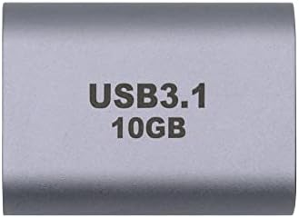 NFHK USB-C USB 3.1 typ C żeński na USB 3.0 A żeński adapter danych 10 Gb/s zasilanie danych do laptopa tabletu telefonu