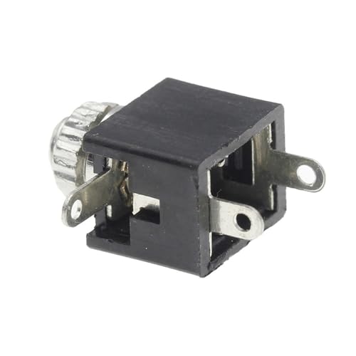 Conector de audio de 2.5 mm PJ-201M mono para auriculares cable de 90 cm en pack de 10 unidades