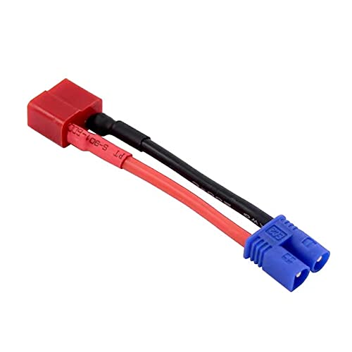 OliYin 3pcs XT60 Maschio a connettore Femmina EC2 con Cavo da 16 Pollici / 1,96 cm per RC Lipo Battery Car (Confezione da 3