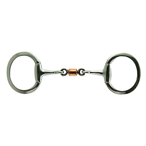 Coronet Copper Roller Eggbutt Horse Bit, 5-Inch