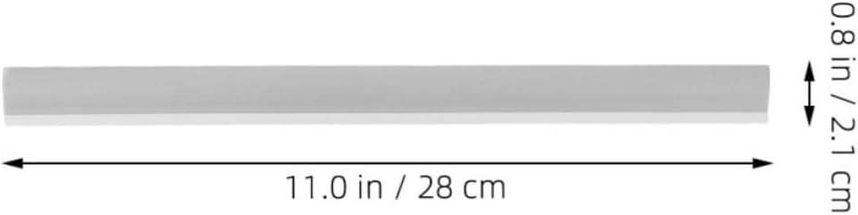 Toddmomy 2pcs Dustpan Edge Replacement Rubber Strips for Hard Surfaces and Wooden Floors, Easy to Install and Replace, Enhancing Cleaning Efficiency Sturdy Rubber Material