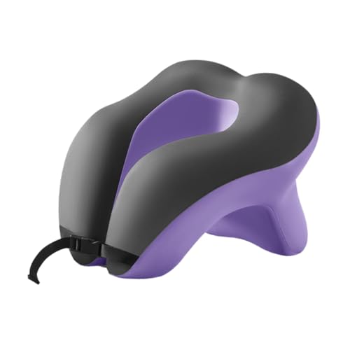 Oreiller cervical calme en mousse pour bureau violet - 8