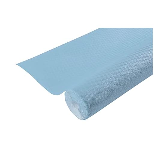Pro Nappe - Ref 802015I - Mantel desechable en Papel gofrado - Gofrado único, estético y Profundo - Rollo de 20 M de Largo y 1,20 M de Ancho - Color Azul Cielo