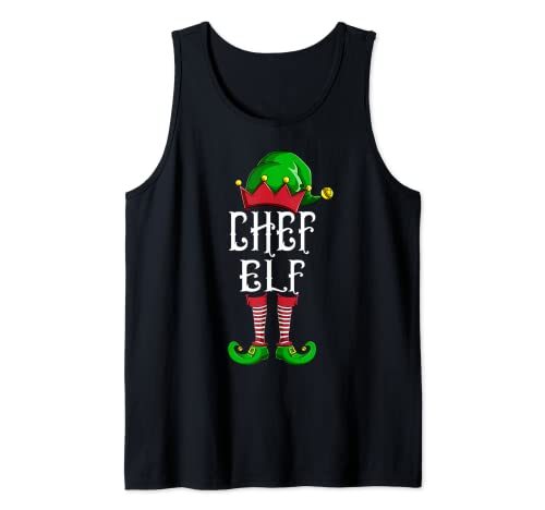 Chef Elf Partnerlook Familien Outfit Weihnachten Tank Top
