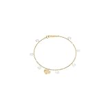 Marca: Rebecca Rebecca Bracciale Donna in Argento Gold Pietre Bianche Cuore Lucciole Gioielli
