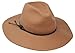 Austin - Premium Felt Wide Brim - Crushable - Water Resistant - Caramel 58cm