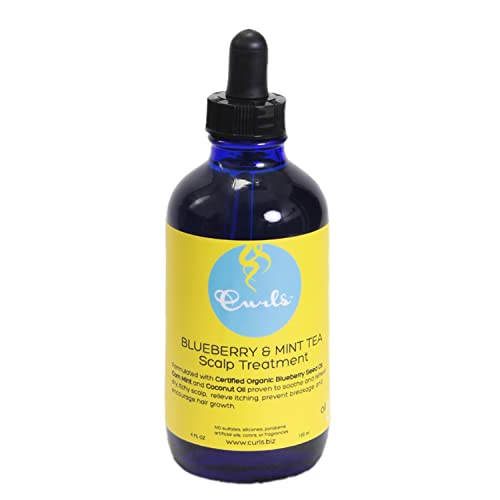 Curls Blueberry Bliss Blueberry & Mint Tea Scalp Treatment - ...