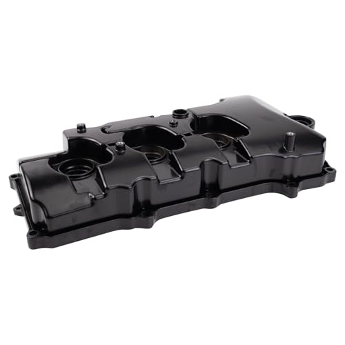 Image of TRQ Right Valve Cover Passenger Side Compatible with 2015-2019 Ford Explorer 2014-2019 Flex Police Interceptor Sedan Police Interceptor Utility Taurus 2014-2016 Lincoln MKS MKT