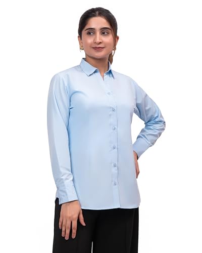 Image of ESTA Women Full Sleeve Stylish Western Official Formal Shirts Regular fit Shirts for Women