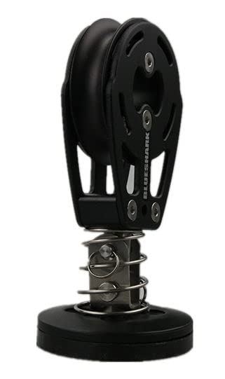 Blue Shark: 57mm Single Stand Up Aluminum Sailing Block 2329