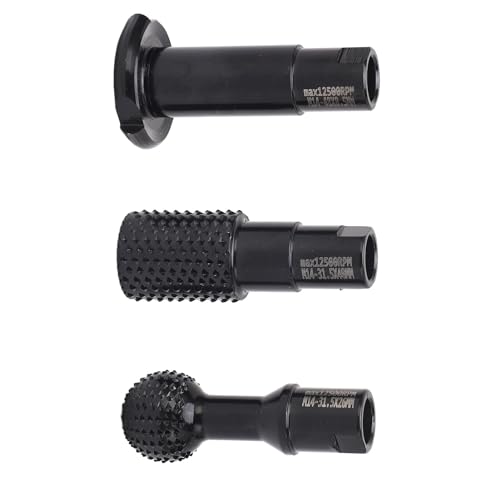 Set de 3 fresas rotativas para esmeril de ángulo M14 miniatura 6