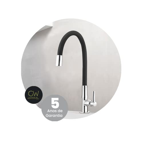 Torneira Tubo Gourmet Borracha Base Mesa GW Comercial
