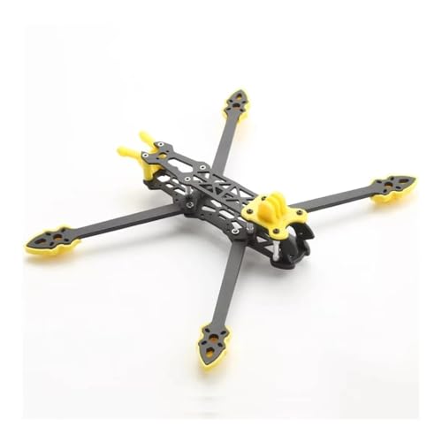 Châssis FPV 5 pouces Mark4 en carbone 225mm jaune pour drone de course