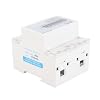 Electric Meter, KWh Meter, Single Phase 4P LED DIN Rail Electricity Power Consumption Wattmeter Energy Meter, 10 40A