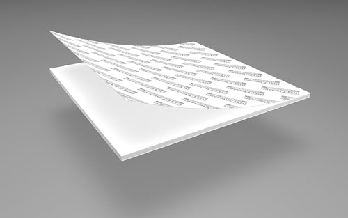 UltraBoard&trade; Mount Peel N' Stick - 3/16&rdquo; Thick Self-Stick Adhesive Foam Core Mount Board or Mat Backer for Photo Mounting (24 Pack) (White, 8" x 10")