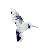 Wildflower Seed Paper - Set of 24 Hummingbird-Shaped for Funeral Favors, Memorial Gifts, & Sympathy Gifts for Loss of Father and Mother (Purple)