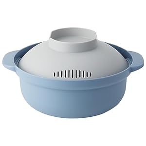 アンドエヌイー(&NE) らくチン 便利 レンジ鍋 Recopo NIM-118-BL