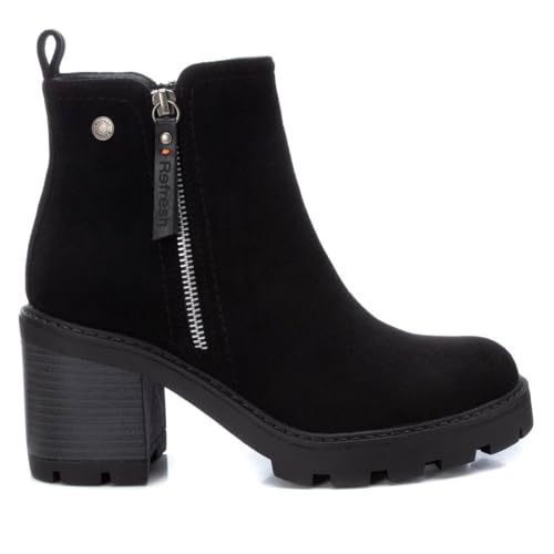 Bottines femme noir confortables et souples Refresh 39