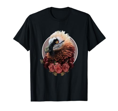 Bearded Vulture Flower, Vultures Bird Lover T-Shirt