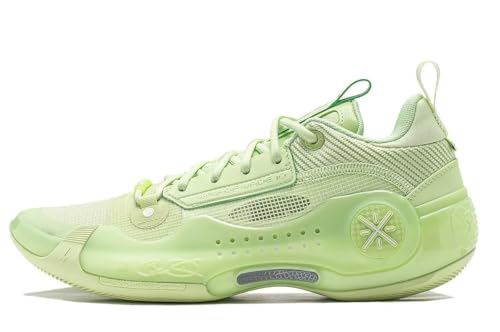 LI-NING Way of Wade 10 Avocado Men Basketball Shoes Lining Anti-Slip Professional Shock Absorption Sneakers Sports Shoes Grass Green US 11