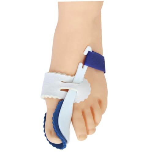 HOODANCOS Big Toe Bunion Splint Straighteners for Foot Care Night Splint Correctors with Point White Blue