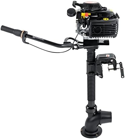 4 Stroke 4HP Outboard Motor Jet Pump Wind Cooling Boat Engine Fishing Boat Engine CDI Cooling System Motor Tool 55cc