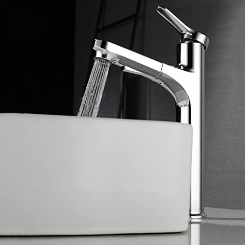 Robinet mitigeur de lavabo avec douchette pour simplifier votre routine beauté