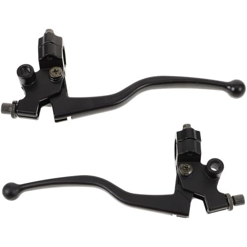 Générique Pièces de moto levier de frein et embrayage, 1 set avec supports de rétroviseur, alliage d'aluminium, pour conduite sur motorcycle