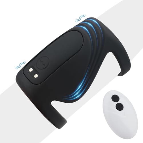 電動振動ペニスリング 9種の振動モード リモコン制御 亀頭責め 射精バイブ 亀頭オナニー 男女兼用 締め付け感 アダルトグッズ 男性用パワフル振動 USB充電式 静音防水 アダルトおもちゃ バックルデザイン シリコン素材 - 画像1