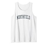 Northfield NH Vintage Athletic Sports JSN2 Navy Print Tank Top