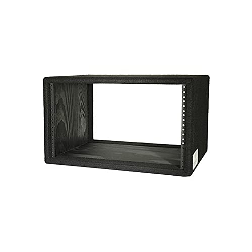 Grundorf SR-0616B Carpet Series Studio Equipment Rack Shell, 6 Space