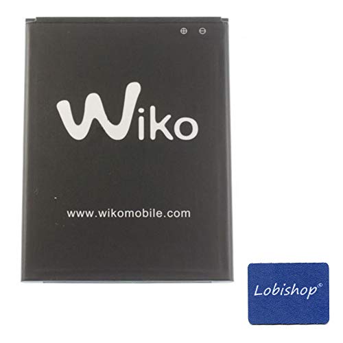 Lobishop Original Batterie Wiko 2800 mAh 10,64Wh pour Wiko Lenny 5 + Screen Cleaner