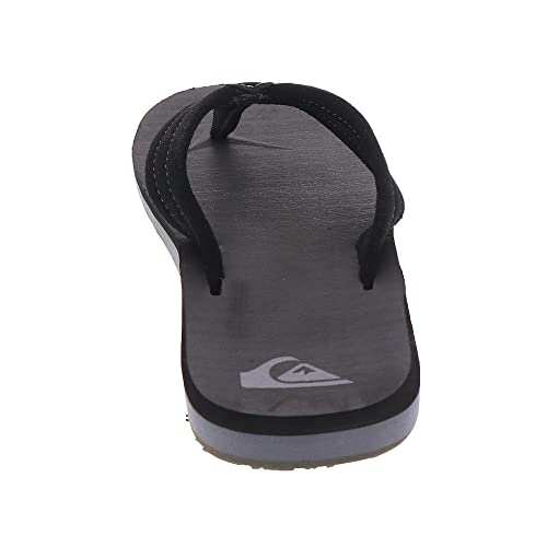 Image of Quiksilver Carver Suede Flip Flops for Men, Arch Support Athletic Mens Sandals, Thong Mens Slides