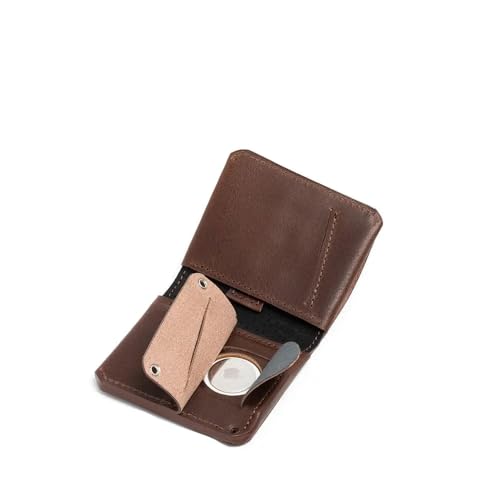 Leather billfold wallet 2.1 compatible with AirTag