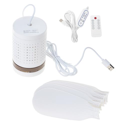 Geavonyg Silents Ventilador Colgante USB De 13 con Control Remoto Función Temporizadores Configuración 4 Velocidades para Cama Tienda Garaje Espacios Trabajo Ventilador Viaje Aire