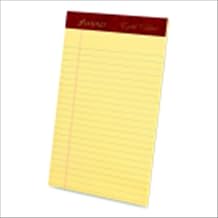 Gold Fibre Junior Perforated Legal Pad - Canary - 5 x 8 in