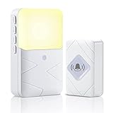 AONCO Wireless Doorbell Kit with 58 Melodies, Night Light, Waterproof, 1300ft Range, 5 Volume Levels - Ideal for Living Room, Baby Bedroom, Hallway, Office, and Classroom