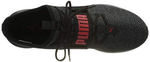 Persist XT Knit Negro PUMA Black High Risk Red 43
