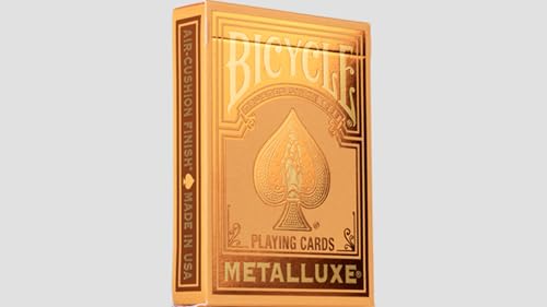 Murphy's Magic Supplies, Inc. Bicycle Metalluxe Orange Spielkarten von US Playing Card Co.