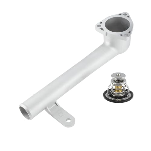 A ABSOPRO Upgraded Aluminum Alloy Engine Coolant Thermostat Housing Assembly