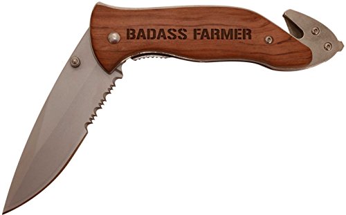 Engraved Folding Knife