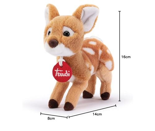 Trudi Trudino Fawn Small Plush Toy, 8 x 16 x 14 cm, XS Size, Ideal for Valentine's Day, Christmas, and Birthdays - Image 4