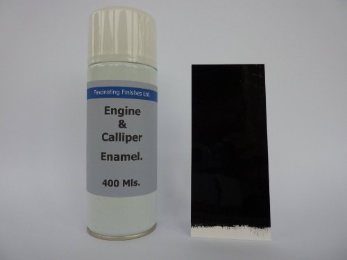 Fascinating Finishes Ltd Black 2 X 400Ml Aerosol Jet Heat Resistant Gloss Brake Caliper & Engine Paint