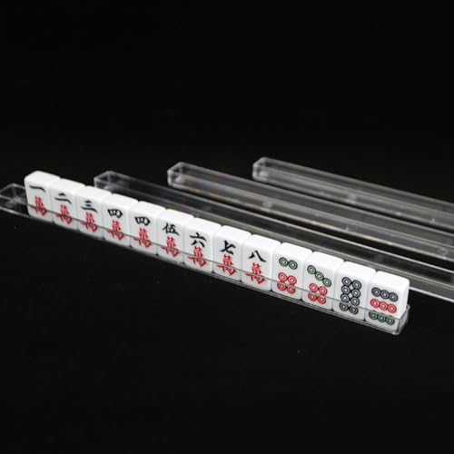 Beavorty 4pcs Mini Mahjong Racks U-Shaped Tile Holders miniatura 4