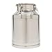 Ritabiity 50L/13.21Gal Stainless Steel Milk Can, Milk Transport Can, Jug Wine Pail Bucket Bottle, Liquid Container Storage Barrel with Strong Silicone Sealed Lid, Stainless Steel Sealed Tank