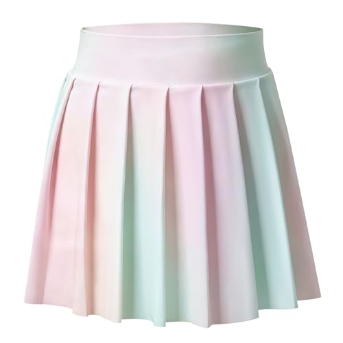Image of Bezioner Girls Tennis Skirt A-Line Pleated Skirt with Shorts Pocket Uniform Skort for Golf Athletic Cheerleading