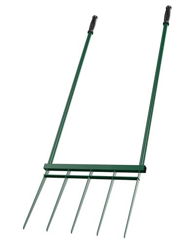 TITECK Grabegabel 5 Zinken 30 cm Zinkenlänge 51 cm Arbeitsbreite Zerlegbar Ergonomisch Rückenschonend Tiefe Bodenlockerung
