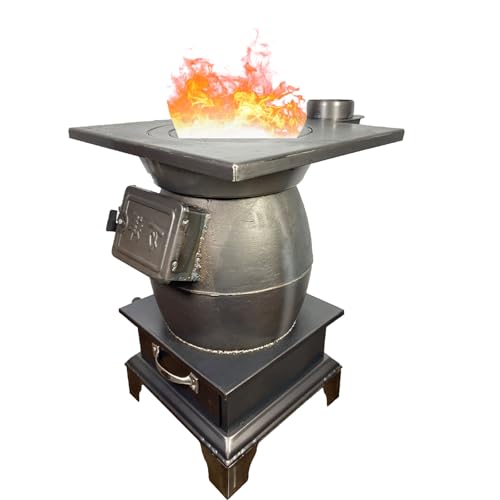 Estufa de Leña de Hierro Fundido, Estufas de Leña Interior, Estufa de Leña Exterior, Estufa de Leña Portátil para Acampar, para Barbacoa al Aire Libre, Picnic, Calefacción para Acampar, Cocinar Estufa de Leña de Hierro Fundido, Estufas de Leña Interior, Estufa de Leña Exterior, Estufa de Leña Portátil para Acampar, para Barbacoa al Aire Libre, Picnic, Calefacción para Acampar, Cocinar