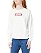 Levi's Relaxed Graphic Crew Long Sleeve Felpa Donna, Bianco (Crew Box Tab White+ 0092), XS